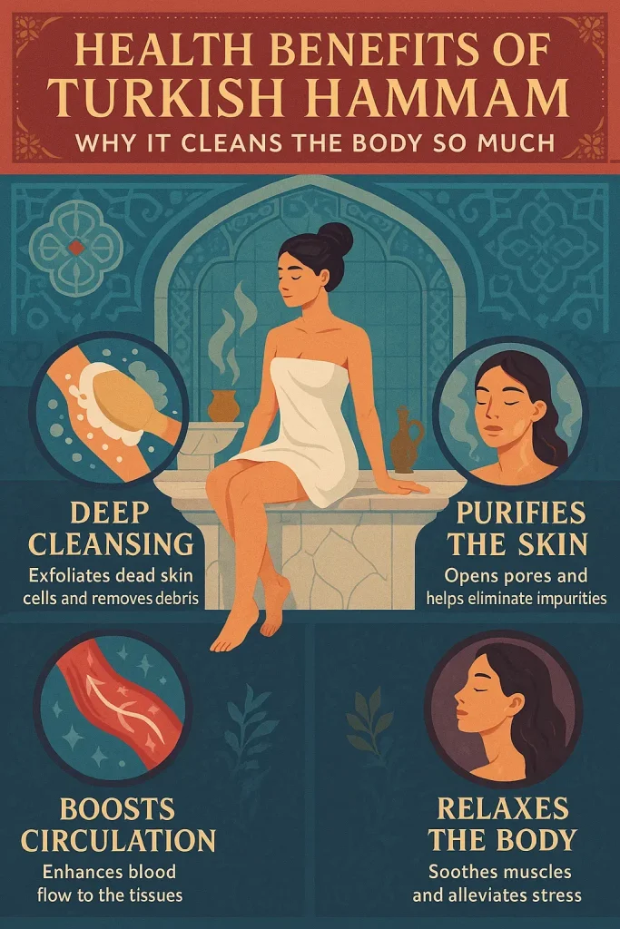Turkish hammam benefits: Regular sessions for skin